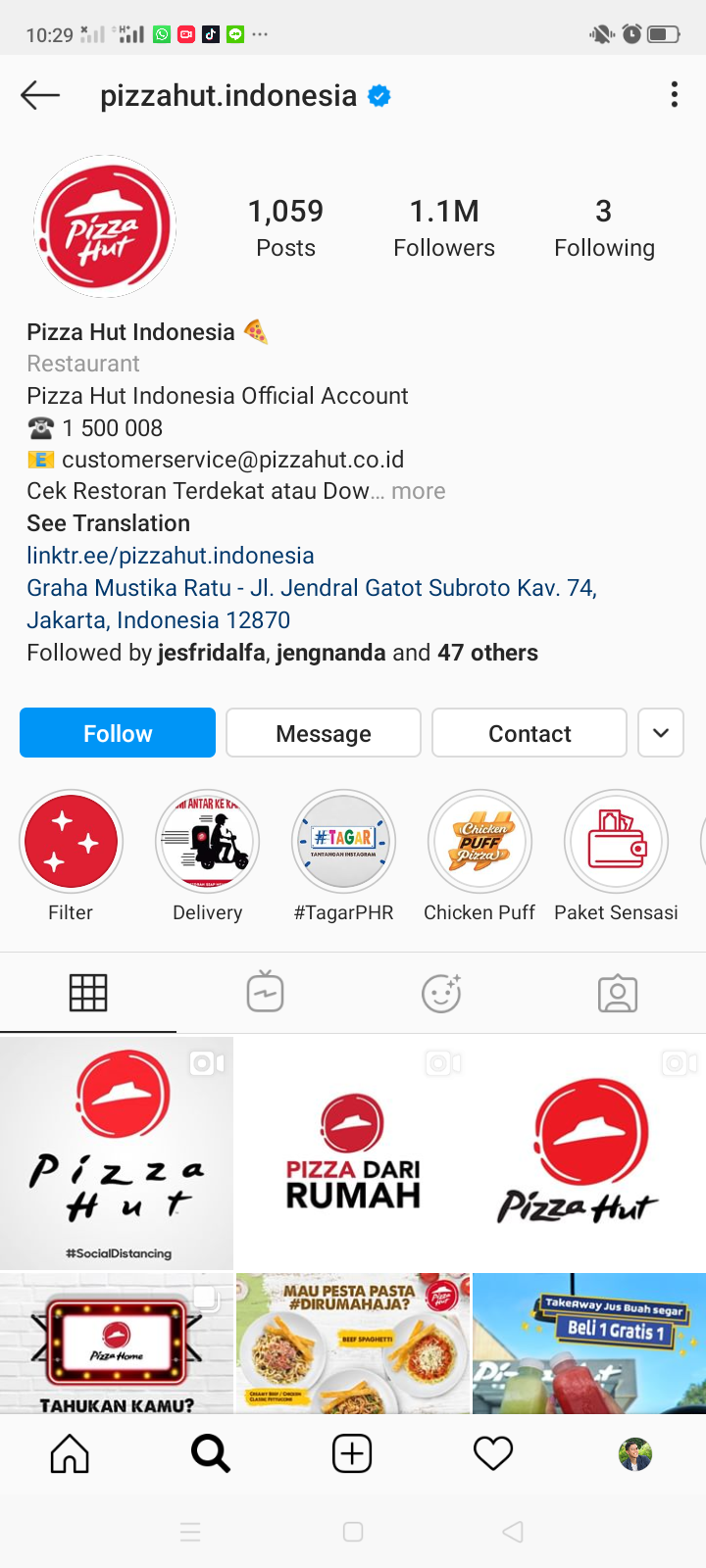 10 Akun Instagram Bisnis FnB Dengan Follower Terbanyak - JAJANBEKEN.COM